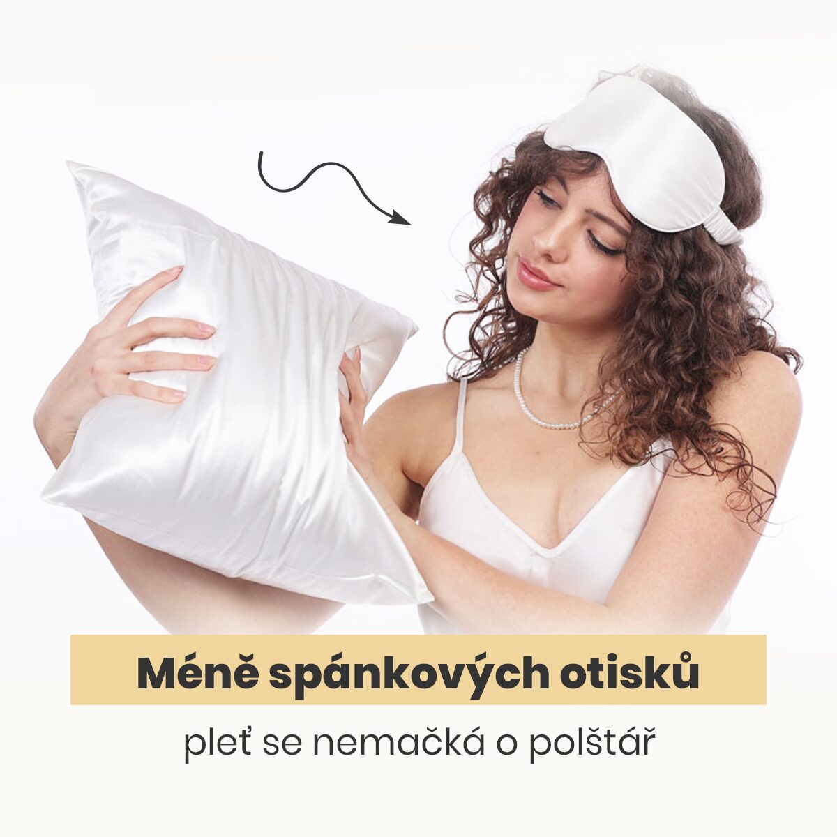 S hedvábím se pleť nemačká. - Laskakhedvabi.cz