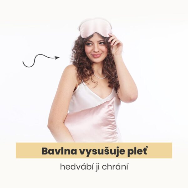 Bavlna vysušuje pleť. hedvábí ji chrání. Luxusní povlečení z morušového hedvábí.