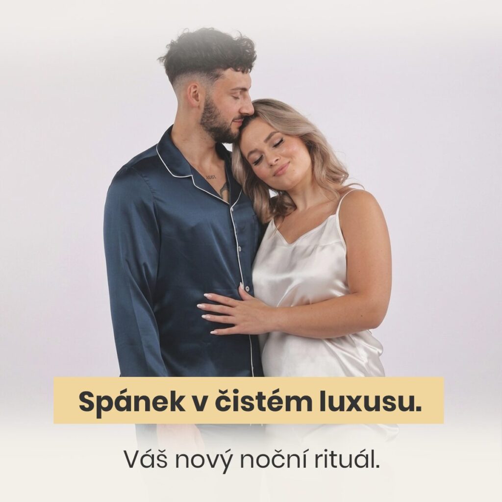 Hedvábné pánské pyžamo