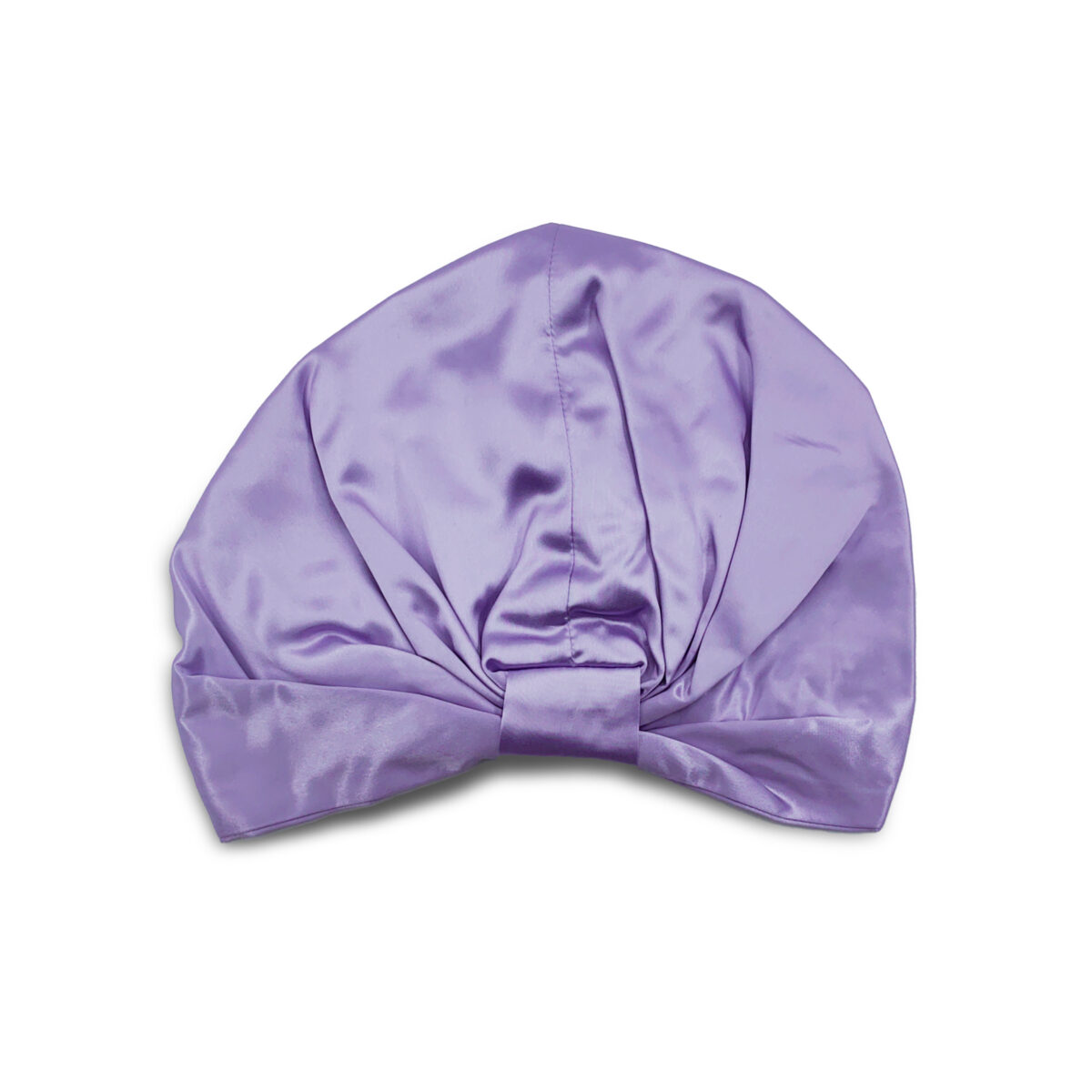 Set hedvábné povlečení 40 x 40, turban na vlasy a gumička – Levandule