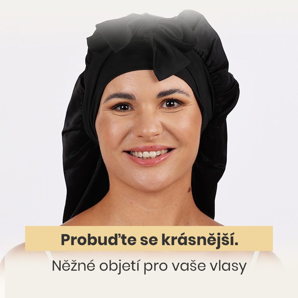 Udržte tvar svých vln i během spánku. Turban fixuje účes a chrání strukturu kadeří před „rozlétáním“.