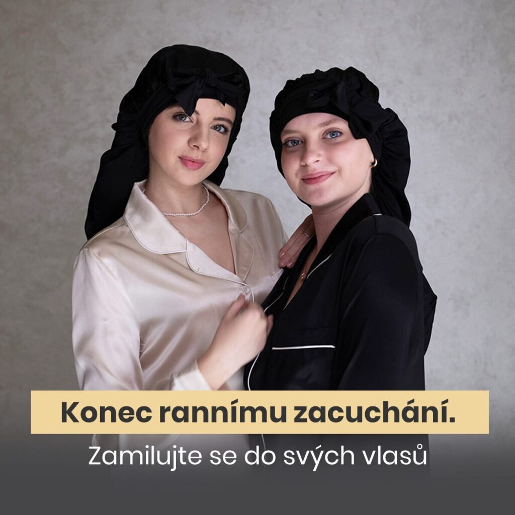 Hedvábí 22 Momme poskytuje šetrnou péči pleti i vlasům během celé noci. V nabídce je také maska v identické barvě.