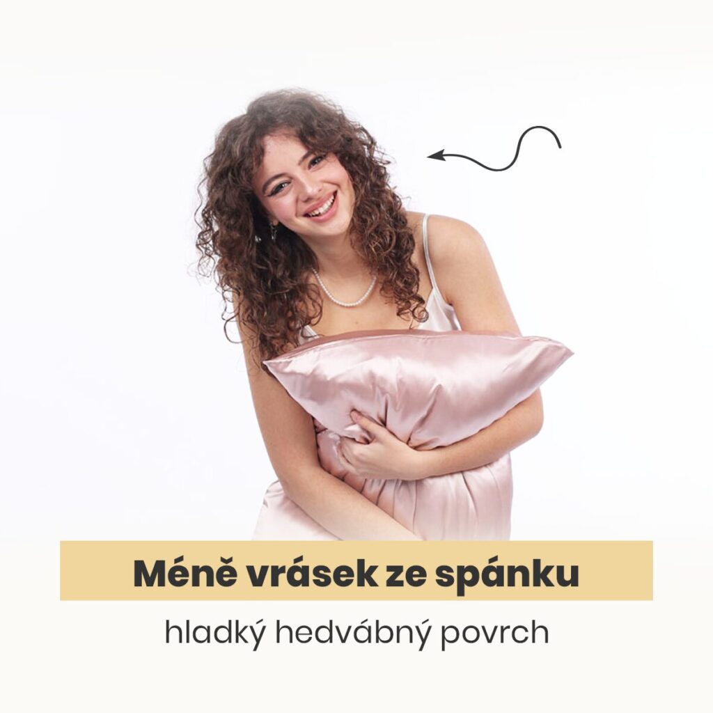 Méně vrásek ze spánku - hladký hedvábný povrch. Laskakhedvabi.cz