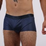 Exkluzivní pánské boxerky z morušového hedvábí – Modrý topas