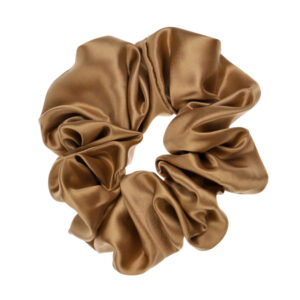 Scarlett hedvábná gumička do vlasů z morušového hedvábí – Koňaková