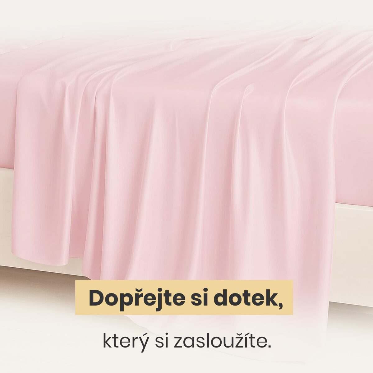 Hedvábné prostěradlo z hedvábného saténu