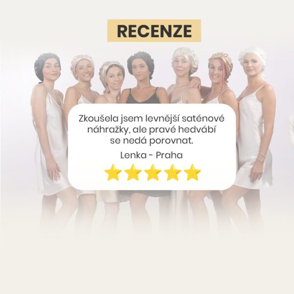 Na rozdíl od bavlny, hedvábí nevysušuje. Váš turban udrží vlhkost a přirozené oleje přesně tam, kde mají být – ve vlasech.