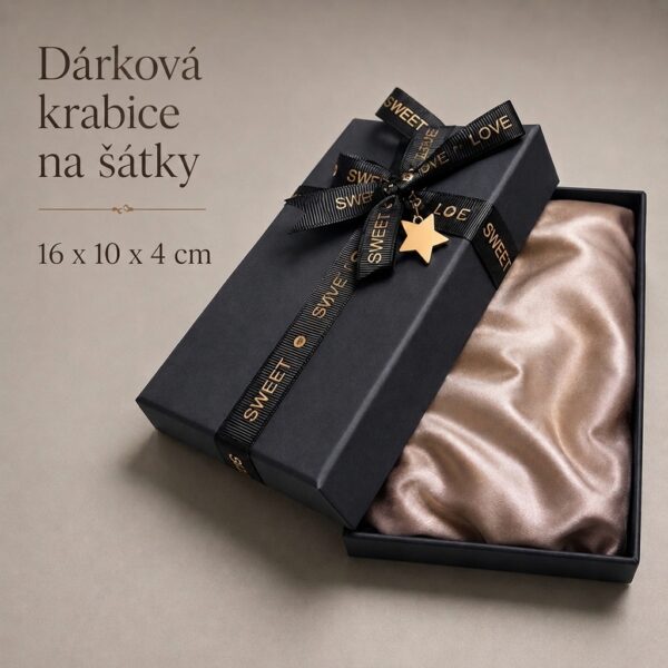 Dárková krabice na šátky 16 x 10 x 4 cm