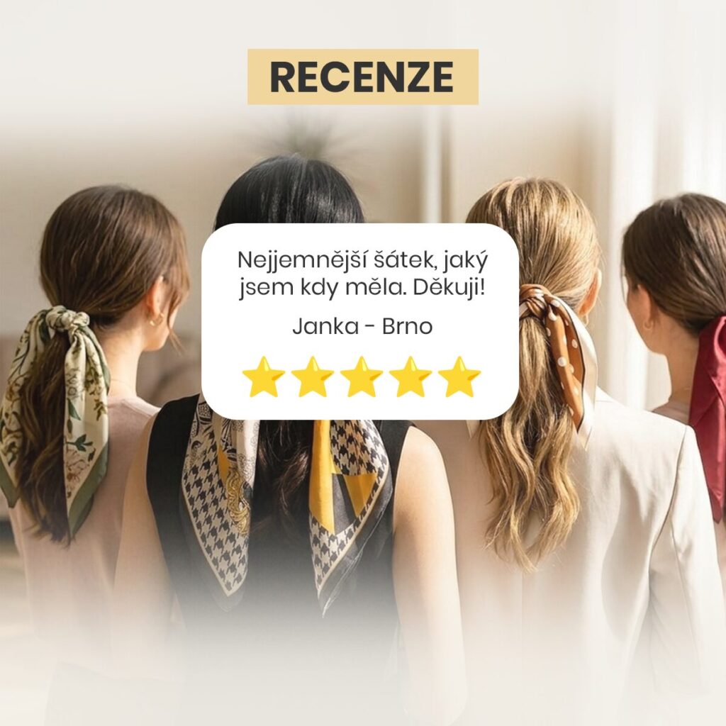 Hedvábný šátek - recenze SIMIsilk