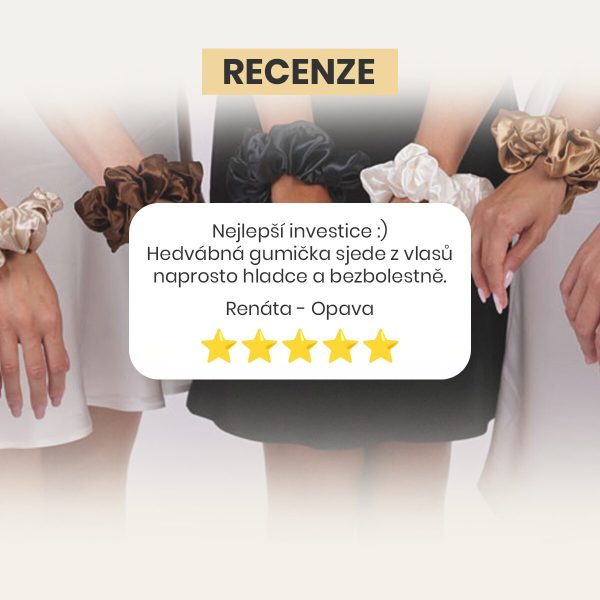 Recenze - hedvábné gumičky SIMIsilk - 100% morušové hedvábí