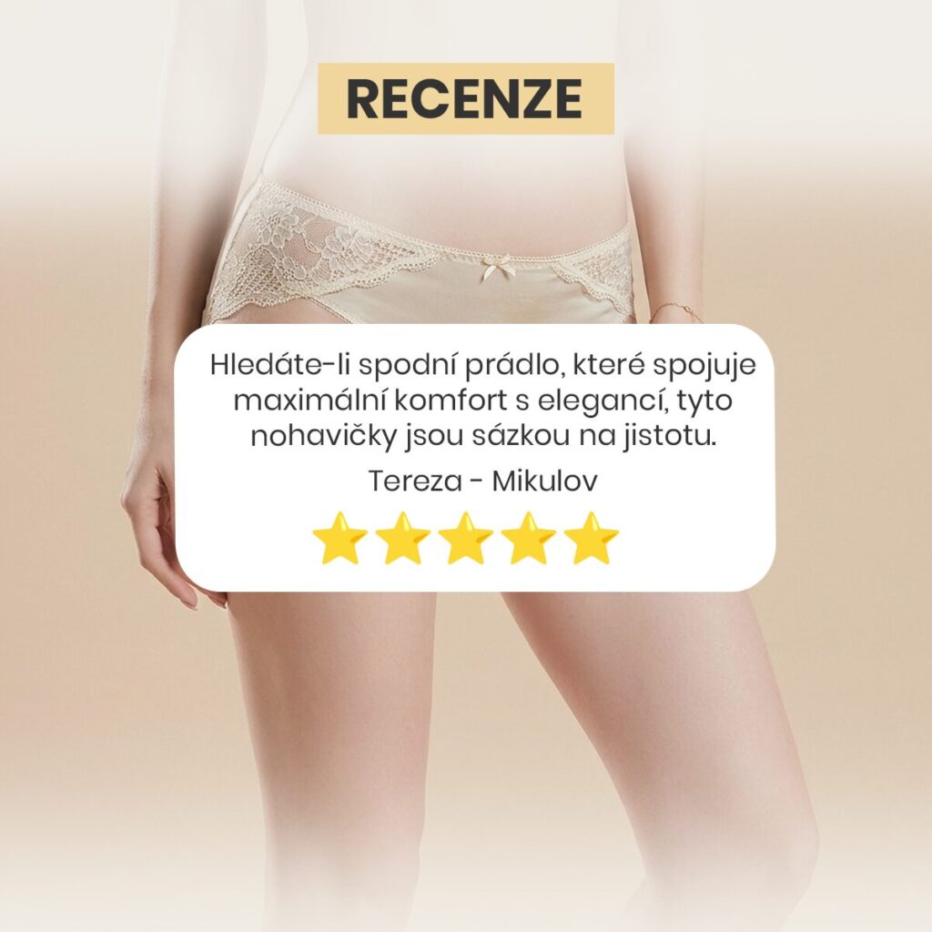 Recenze - Dámské hedvábné kalhotky s krajkou. Modelka v luxusních hedvábných kalhotkách s krajkou SIMISilk – elegantní jemné dámské prádlo