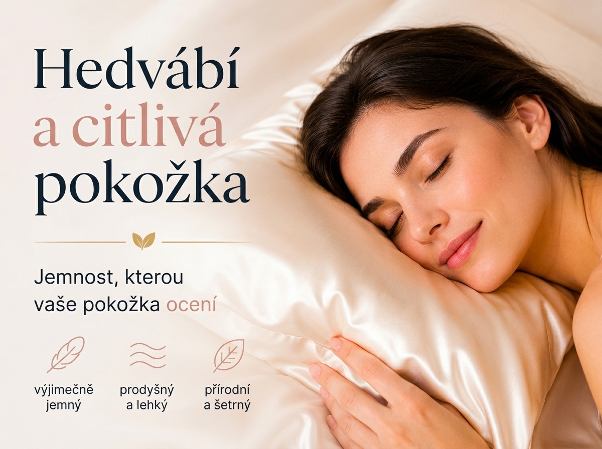 Zjistěte, proč je pravé morušové hedvábí oblíbenou volbou pro citlivou pokožku. Poznejte jeho jemnost, prodyšnost a přirozený komfort během spánku.