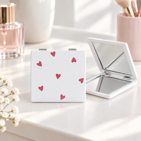 Kosmetické zrcátko – Mini Hearts